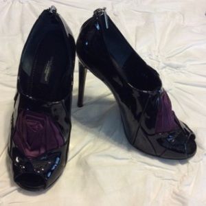 Dolce & Gabbana Shoes - Dolce & Gabbana Purple Rosette Bootie Dolce & Gabbana Shoes - Dolce & Gabbana Purple Rosette Bootie
